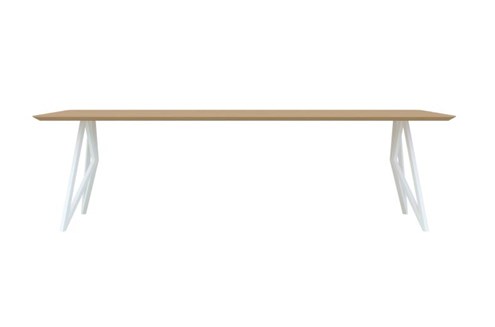 Eettafel Butterfly Wit 160x90x3 cm                                                 