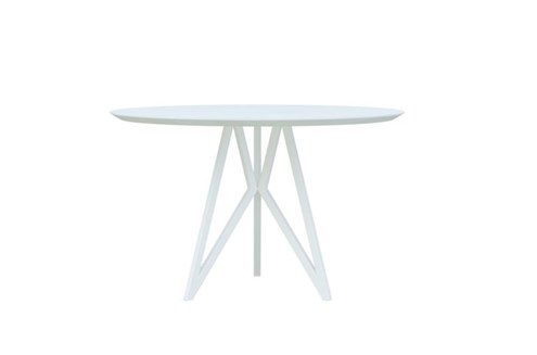 Eettafel Butterfly Wit Rond Ø100 cm                                                     