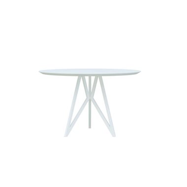 Eettafel Butterfly Wit Rond Ø110 cm                                                     