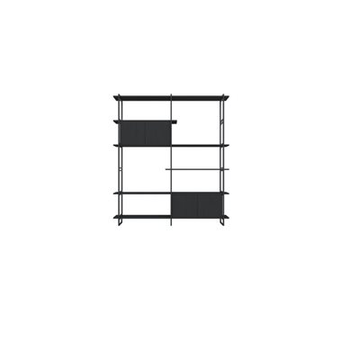 Studio HENK Modular Cabinet MC-6L 200cm Zwart