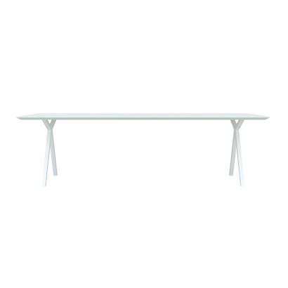 Studio HENK Eettafel Slim X-Type Wit 160x90x3 cm                                                 