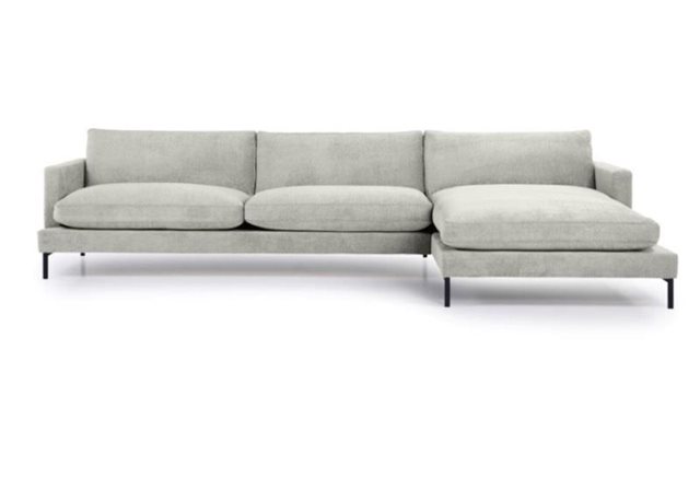 Staat Kust Injectie Bank Lee Chaise Longue VSR - Stof Linda 22 Silver - 7002207205 | € 2.059,00  - eLiving