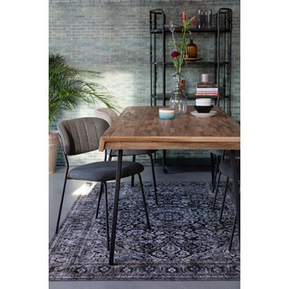 Eetkamerstoel Jaline Zwart Set van 2