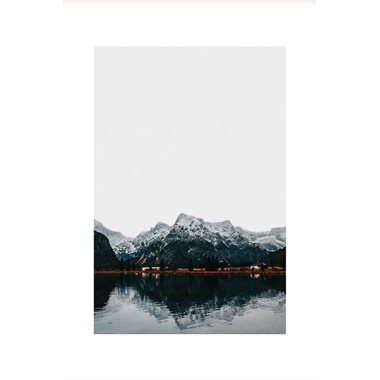 Urban Cotton Art Print Nordic Mountain excl. lijst 61 x 41 cm                                                  