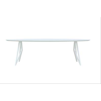 Eettafel Butterfly Ovaal Wit 200x120x3 cm                                                