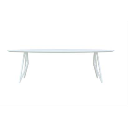 Eettafel Butterfly Ovaal Wit 260x120x3 cm                                                