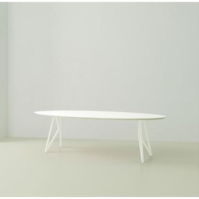 Eettafel Butterfly Ovaal Wit 280x120x4 cm                                                