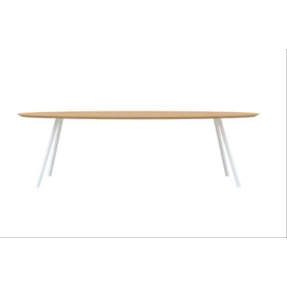 Eettafel Slim Co Ovaal Wit 300x120x3 cm                                                