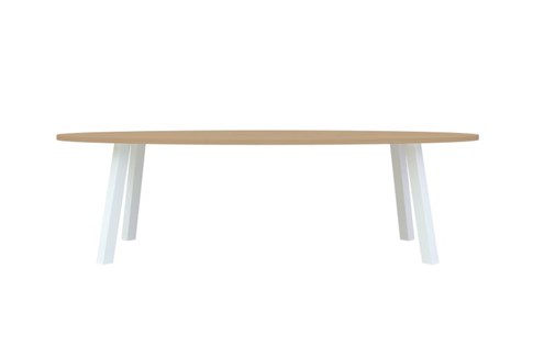 Eettafel Co Ovaal Wit 220x120x3 cm                                                