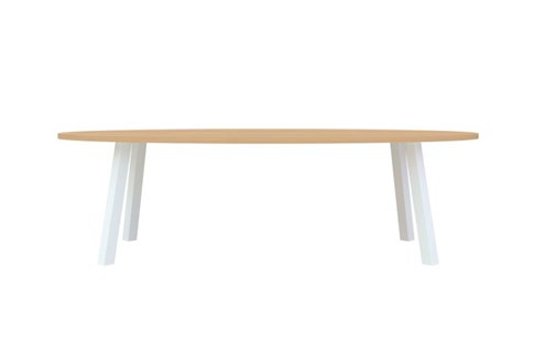 Eettafel Co Ovaal Wit 300x120x4 cm                                                