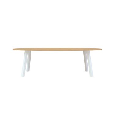 Eettafel Co Ovaal Wit 260x120x3 cm                                                