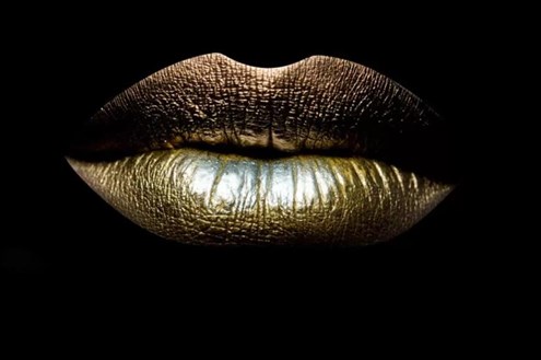 GlasArt Golden Kiss
