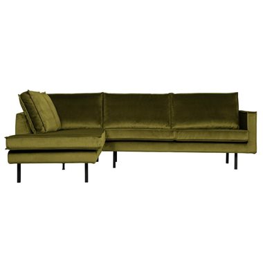 BePureHome Rodeo Hoekbank VSL Velvet