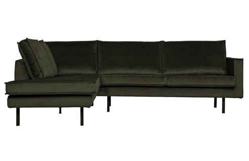 BePureHome Rodeo Hoekbank VSL Velvet