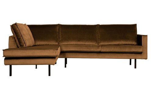 BePureHome Rodeo Hoekbank VSL Velvet