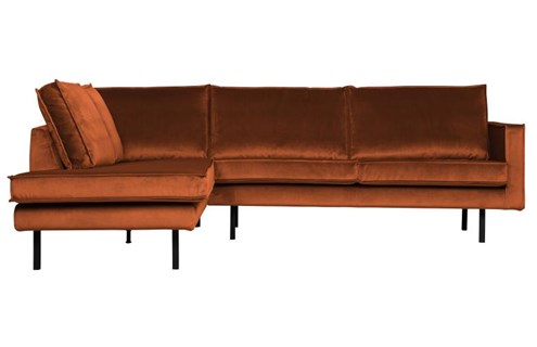 BePureHome Rodeo Hoekbank VSL Velvet