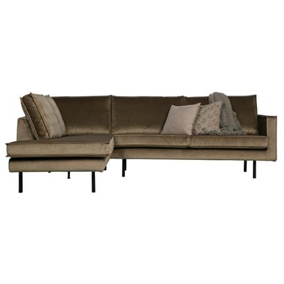 BePureHome Rodeo Hoekbank VSL Velvet