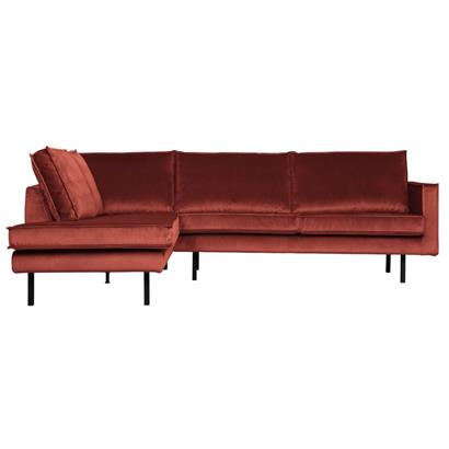 BePureHome Rodeo Hoekbank VSL Velvet