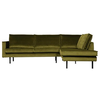 BePureHome Rodeo Hoekbank VSR Velvet