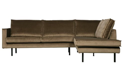 BePureHome Rodeo Hoekbank VSR Velvet