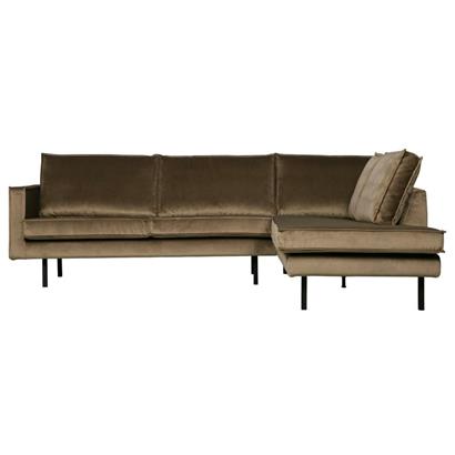 BePureHome Rodeo Hoekbank VSR Velvet