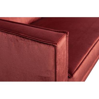 BePureHome 3-Zits Bank Rodeo Met Chaise Longue Velvet Rechts