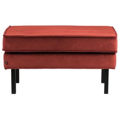 BePureHome Hocker Rodeo Velvet op poten