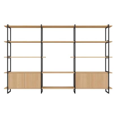 Studio HENK Modular Cabinet MC-5L 290cm Zwart