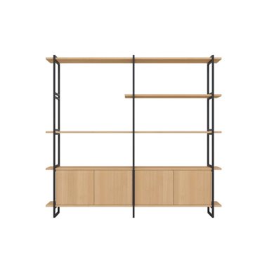 Studio HENK Modular Cabinet MC-5L 200cm Zwart