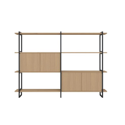 Studio HENK Modular Cabinet MC-4L 200cm Zwart