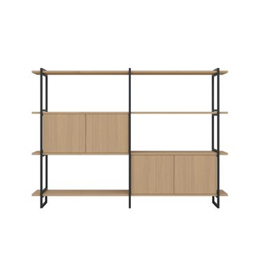 Studio HENK Modular Cabinet MC-4L 200cm Zwart