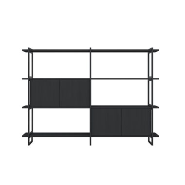 Studio HENK Modular Cabinet MC-4L 200cm Zwart