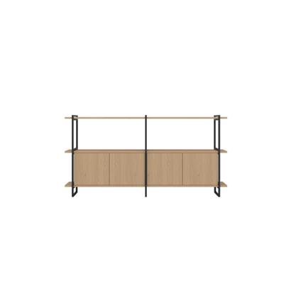 Studio HENK Modular Cabinet MC-3L 200cm Zwart