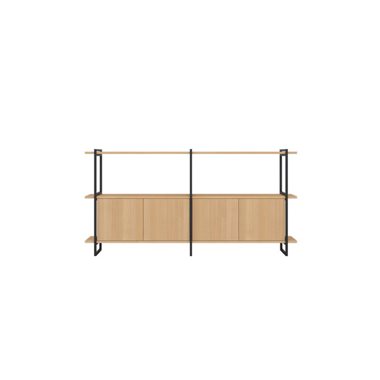 Studio HENK Modular Cabinet MC-3L 200cm Zwart