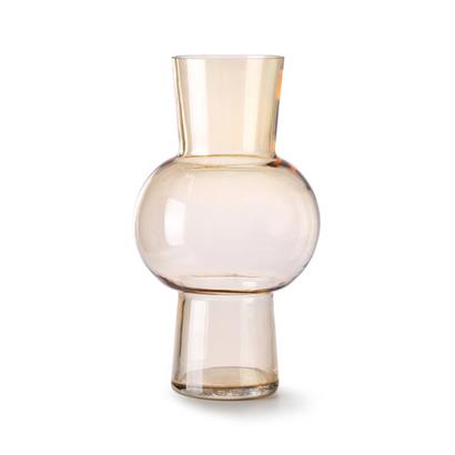 HKliving Vaas Flower Glas Peach