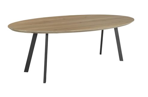 Eettafel Kaz Ovaal Slim 160 x 110 cm                                                