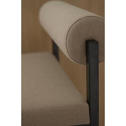 Studio HENK Barstoel Bolster Stool Zwart 65 cm