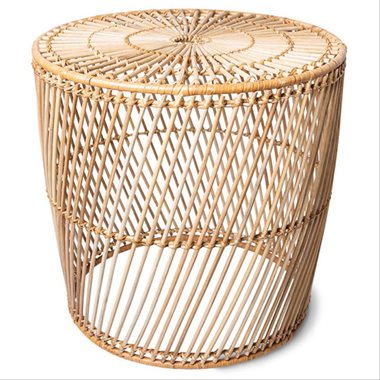 HKliving Bijzettafel Wicker