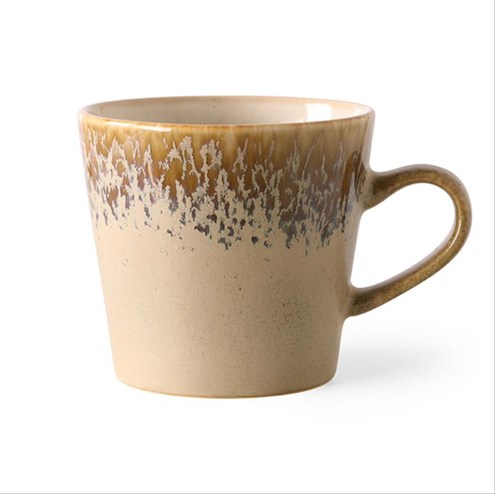 HKliving 70's Cappuccino Mok Bark