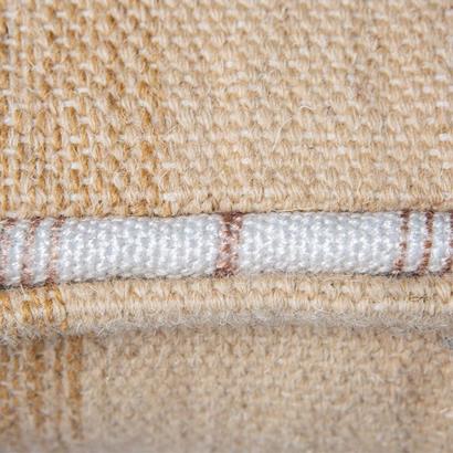 HKliving Sierkussen Hand Woven Wool Natural