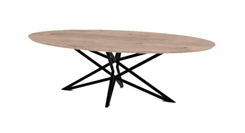 Eettafel Kaz Slim Ovaal 180 x 110 cm                                                