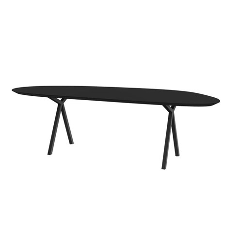 Studio HENK Tafel Slim X-type Blob HPL Fenix 300x100x4 cm                                                