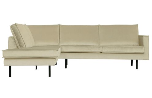 BePureHome Rodeo Hoekbank VSL Velvet