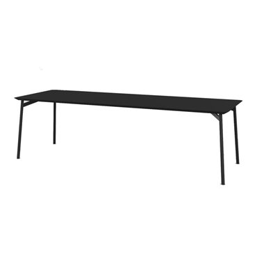 Eettafel Flyta HPL Fenix Nero Ingo 260x90x4 cm                                                 