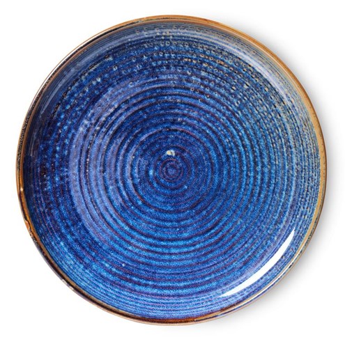 HKliving Home Chef Dinerbord Rustic Blue