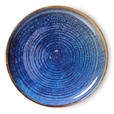 HKliving Home Chef Dinerbord Rustic Blue