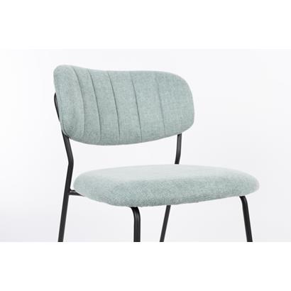 Eetkamerstoel Jaline Zwart Set van 2
