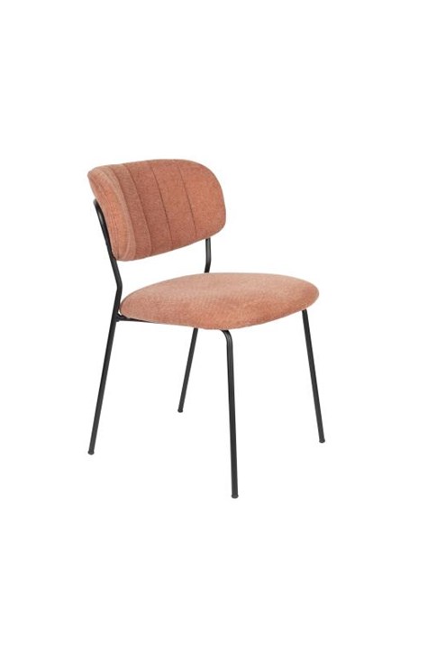 Eetkamerstoel Jaline Zwart Set van 2