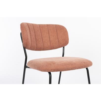 Eetkamerstoel Jaline Zwart Set van 2