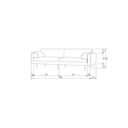 BePureHome Bank Muze 3-Zits